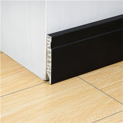 PVC juodos grindjuostės lentos