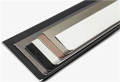 aliuminio dekoratyvinė sieninė grindjuostė