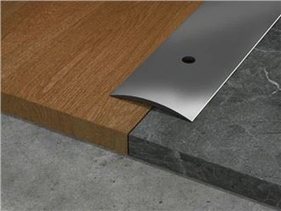 Aliuminio profilio grindų krašto perėjimo juostelė