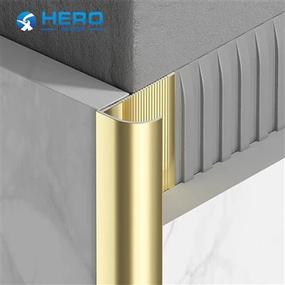 Aliuminio plytelių kampų apdaila